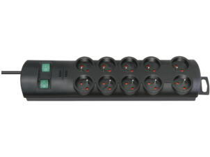 Brennenstuhl Primera-Line bloc multiprise 10x avec interrupteur et câble 2m noir