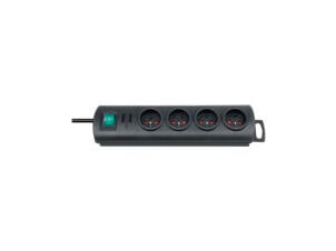 Brennenstuhl Primera-Line bloc multiprise 4x avec interrupteur et câble 1,5m noir