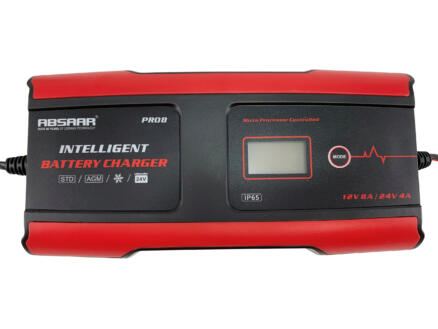 Absaar Pro 8.0 acculader 12/24V 8A 1