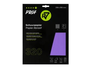 Prof papier abrasif G320 230x280 mm 3 pièces