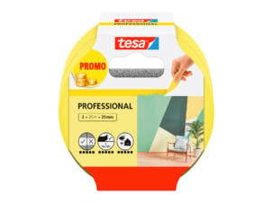 Tesa Professional Indoor ruban de masquage 25m x 25mm 2 pièces