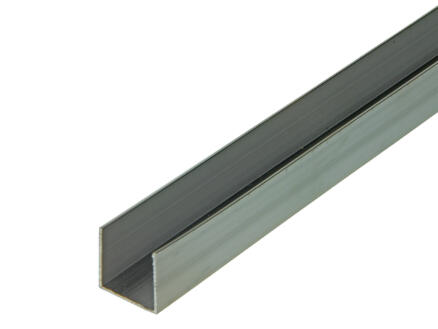 Arcansas Profil en U 1m 22x20 mm aluminium naturel 1