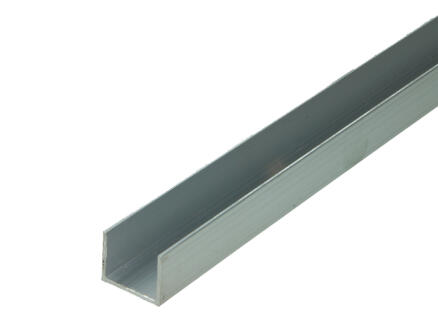 Arcansas Profil en U 1m 25x20 mm aluminium naturel 1