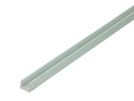 Arcansas Profil en U 2m 12x10 mm PVC blanc 1