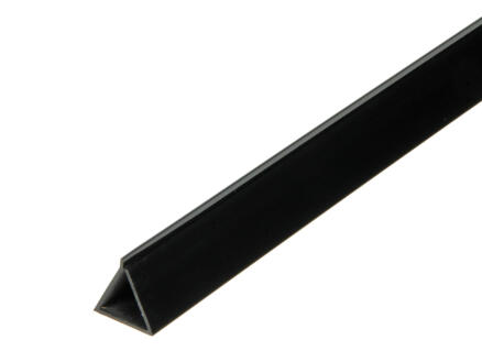 Arcansas Profil flexible 1m 17mm PVC noir 1
