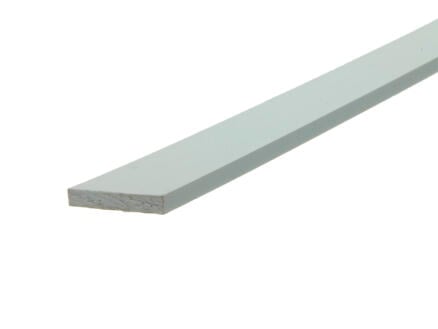 Arcansas Profil plat 1m 30mm 5mm PVC blanc 1
