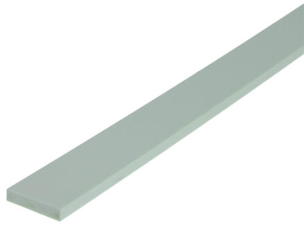 Arcansas Profil plat 2m 25mm 5mm PVC blanc 1