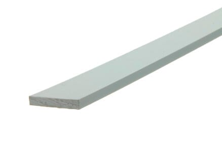 Arcansas Profil plat 2m 30mm 5mm PVC blanc 1