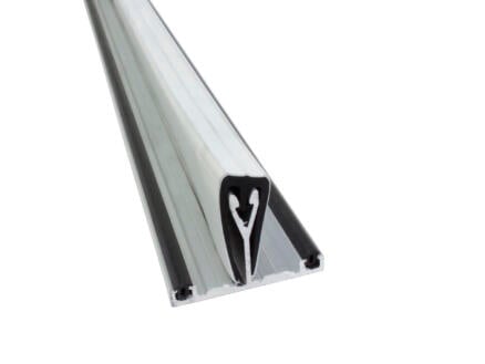Scala Profilé de jonction et joint en caoutchouc 300cm 10mm aluminium blanc 1