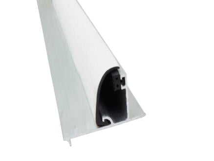 Scala Profilé extremité et joint en caoutchouc 300cm 10mm aluminium blanc 1