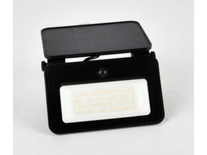 Projecteur LED solaire avec capteur noir