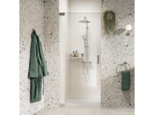 Sealskin Pure douchedraaideur 80x200 cm helder glas zilver hoogglans