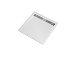 Aurlane Pure receveur de douche avec caniveau carré 80x80 cm