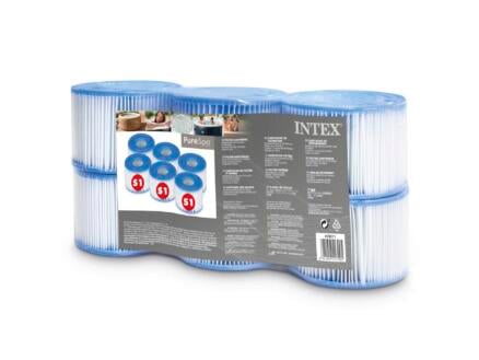 Intex PureSpa S1 cartouche de filtration 6 pièces 1
