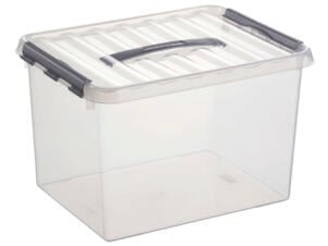Sunware Q-Line opbergbox 22l transparant