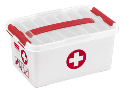 Sunware Q-line First Aid boîte de secours sans contenu 6l blanc 1