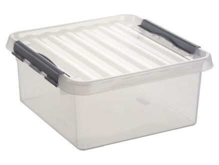 Sunware Q-line boîte de rangement 18l transparent/gris 1