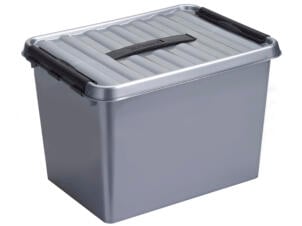 Sunware Q-line opbergbox 22l grijs