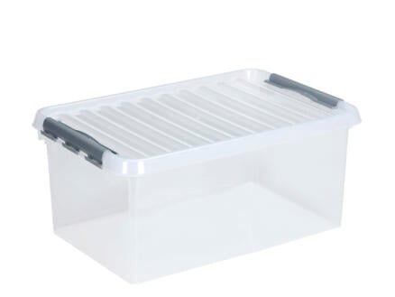 Sunware Q-line opbergbox 45l transparant/grijs 1