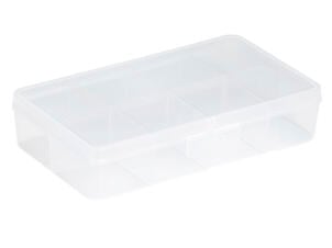 Sunware Q-line opbergbox 8 compartimenten transparant