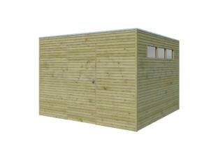 Woodlands QB II abri de jardin en bois 300x300x216 cm bois imprégné