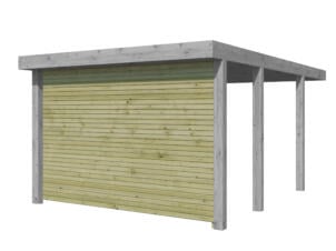 Woodlands QB paroi arrière pour carport 274cm