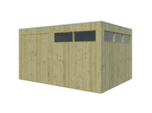 Woodlands QBV L houten tuinhuis 399x298x220 cm hout geïmpregneerd