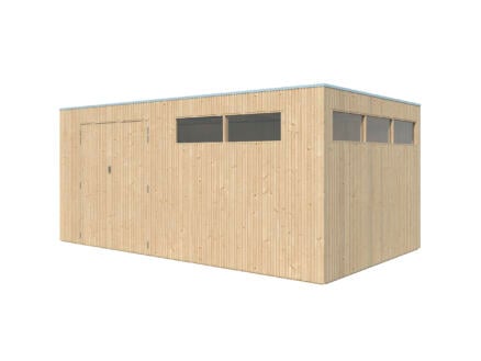 Woodlands QBV XL houten tuinhuis 500x298x220 cm blokhut 1