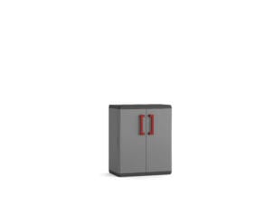 Keter Quadra armoire de rangement basse 39x68x83 cm gris