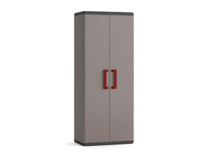 Keter Quadra armoire de rangement haute 68x39x166 cm gris