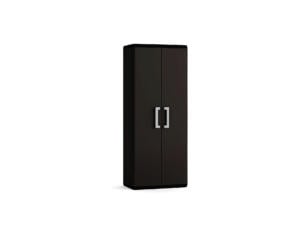 Keter Quadra opbergkast hoog 68x39x166 cm zwart