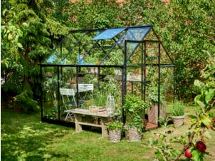 Royal well Qube 68 serre de jardin verre sécurité 3mm