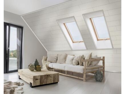 Design Quick 8 panneau mur et plafond 130x20,3 cm 1,85m² pure white 1