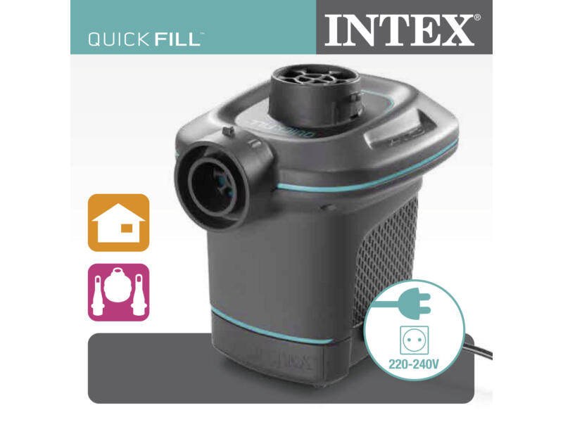 Intex Gonfleur électrique Quick Fill 220-240V Intex Gonfleur électrique Quick Fill 220-240V