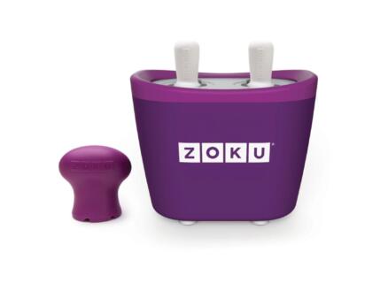 Quick Pop Maker Duo machine à crème glacée 2 glaces violet set de 10 1
