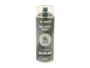 Motip RAL 7016 acryl lakspray hoogglans 0,4l antracietgrijs