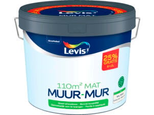 Levis RAL 9010 muurverf mat 8+2 l wit