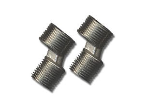 Saninstal Raccord S sans rosace 3/4"-1/2" 2 pièces