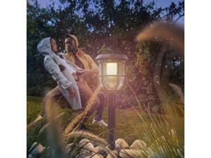 Philips Radii LED wandlamp solar 1,3W zwart
