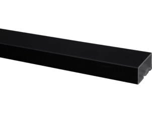 Rampe d'escalier 50x25 cm 270cm métal noir mat