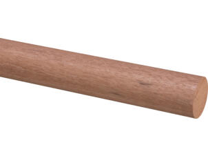 Rampe d'escalier ronde 45cm 390 cm bois dur