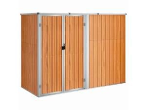 Rangement extérieur 225x89x161 cm brun