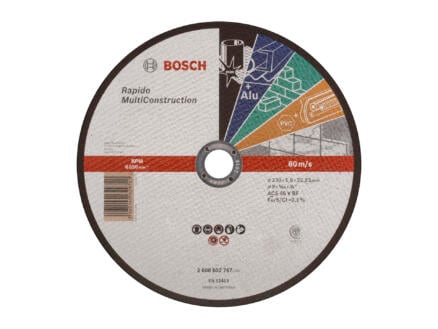 Bosch Professional Rapido universele doorslijpschijf 230x1,9x22,23 mm 1