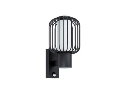 Eglo Ravello wandlamp E27 max. 28W met sensor zwart/wit