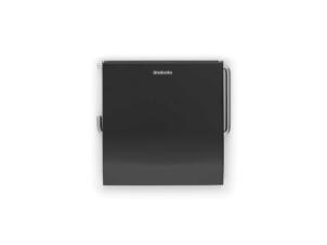 Brabantia ReNew WC-rolhouder met klep mat zwart