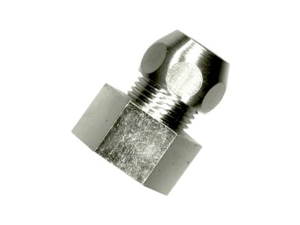 Saninstal Rechte koppeling F 1/2" 10mm chroom 1