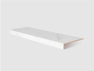 Recouvrement de marche 100x30 cm white marble