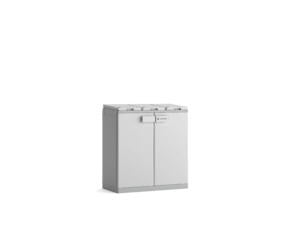 Keter Recyclo Premium armoire de rangement 87x45x101,2 cm gris clair