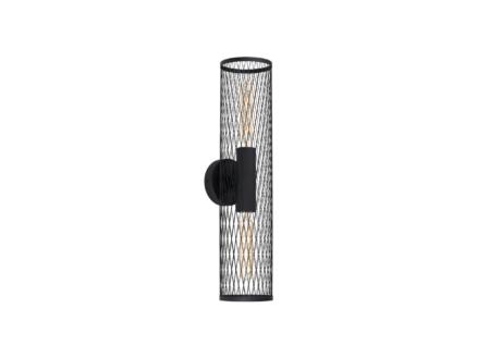 Eglo Redcliffe wand- en plafondlamp E27 max. 2x40 W zwart