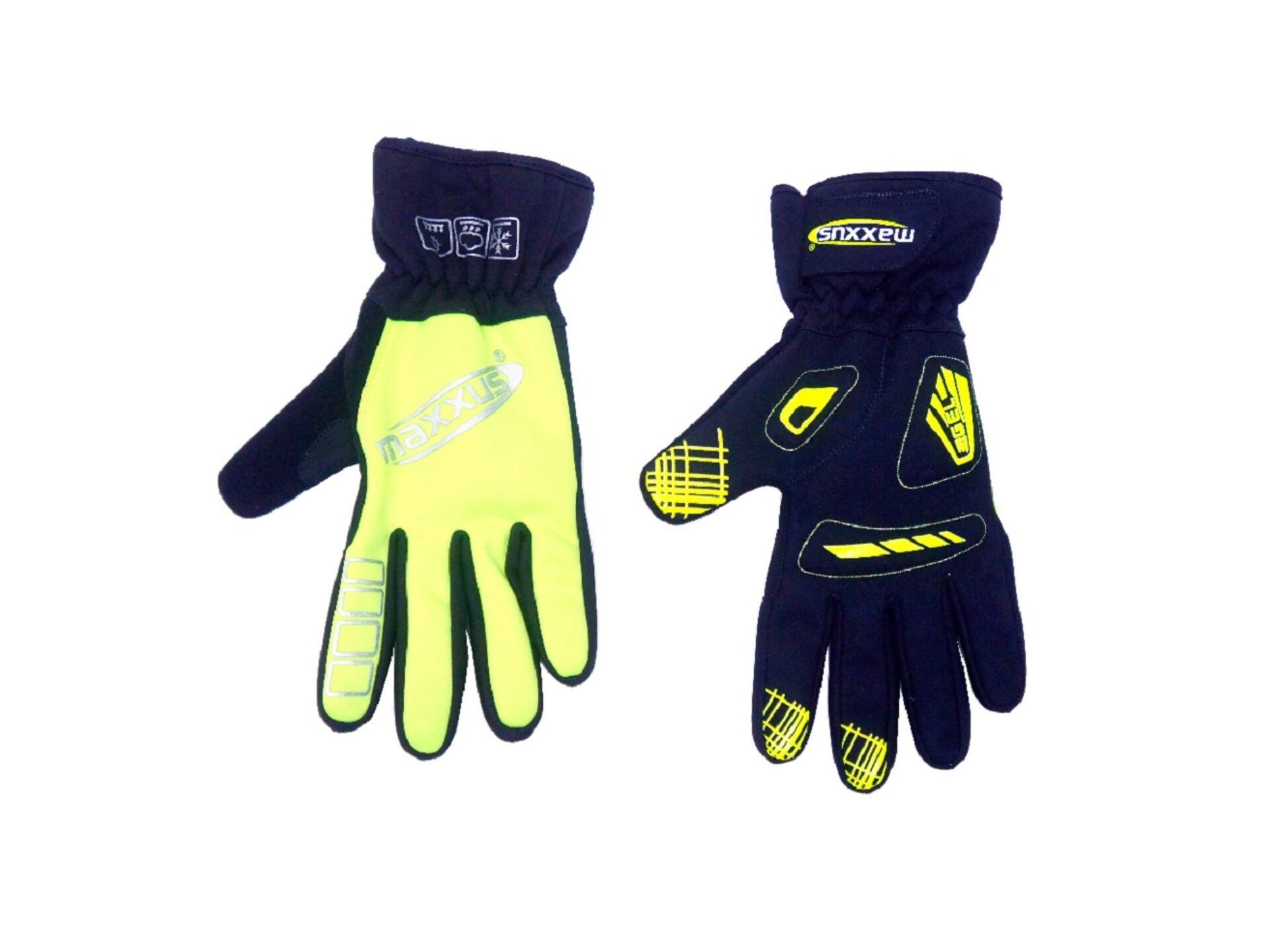 Maxxus Reflex gants de vélo L jaune/noir